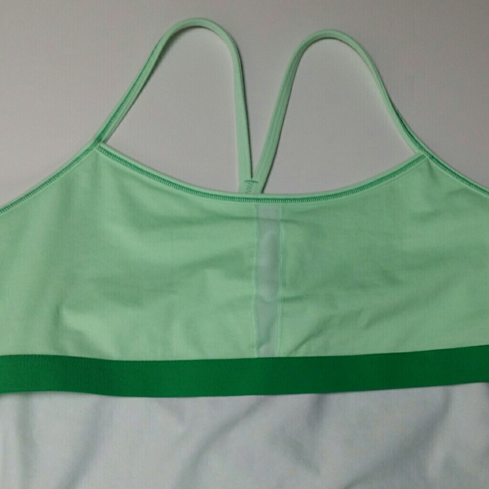 Lululemon Athletica Tank Top 12 Power Y Green Mint - Picture 4 of 7